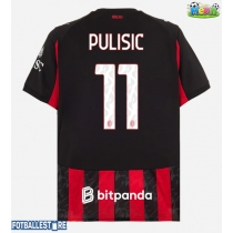 AC Milan Christian Pulisic #11 Hjemmedrakt 2025-26 Kortermet